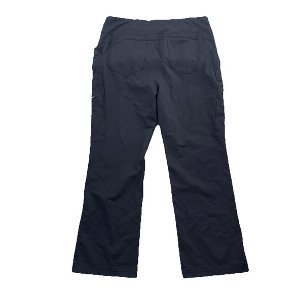 Duluth Trading Co XL Black Women's NoGA Namastash Bootcut Pants 30" Inseam 51-51 - Picture 1 of 8